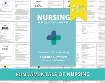 Oefentests voor de basisprincipes van verpleegkundigen: NCLEX Review (e-boek)