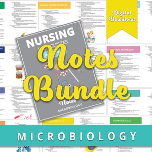 microbiology notes, microbiology notes bundle, microbiology study guide, nursing notes, nursing bundle, nursing school, microbiologist, learn microbiology, microbiology teacher, microbiology student, college microbiology, microbiology for dummies