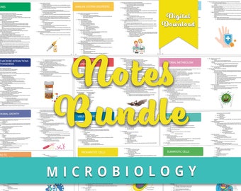 Bundel microbiologie aantekeningen voor studenten verpleegkunde (digitale download)