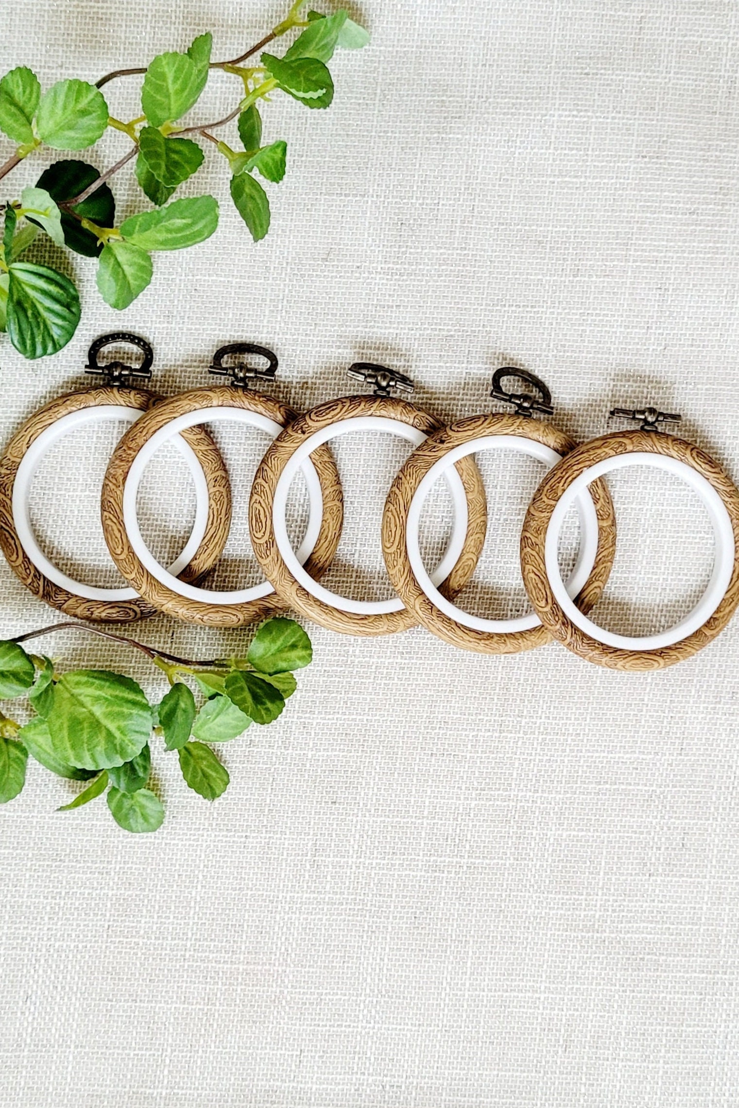 4 inch Embroidery Hoop Set of 5 (E) - Habico