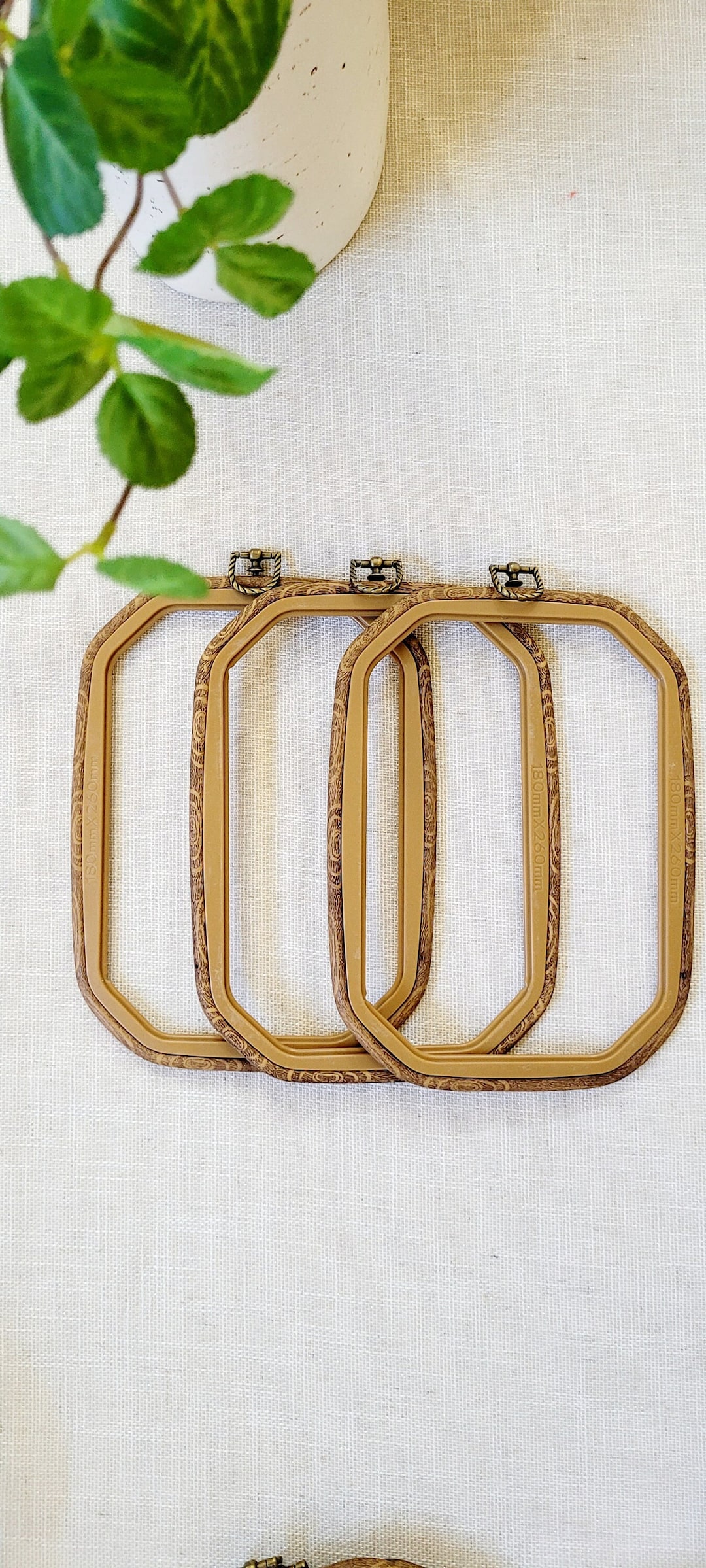 9 Pcs Large Embroidery Hoop Frame Decorative ... - Shein