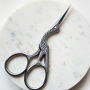 Embroidery scissors,  scissors for cross stitch, needlework scissors,  sewing scissors , stainless steel scissors,crane mouth small scissors