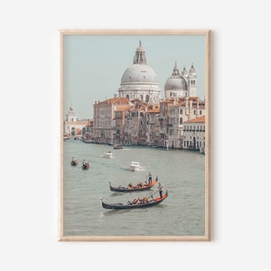 Gondola Ride in Venice Italy DIGITAL ART PRINT | Printable Design Wall Art Home Decor | Europe Cityscape Travel Photography Venezia Italia