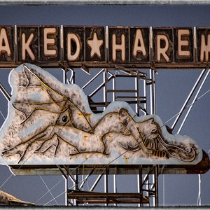 Naked Harem Club - El Paso, TX - 11x17&quot; Color Print.(shipped next day until Dec 22)