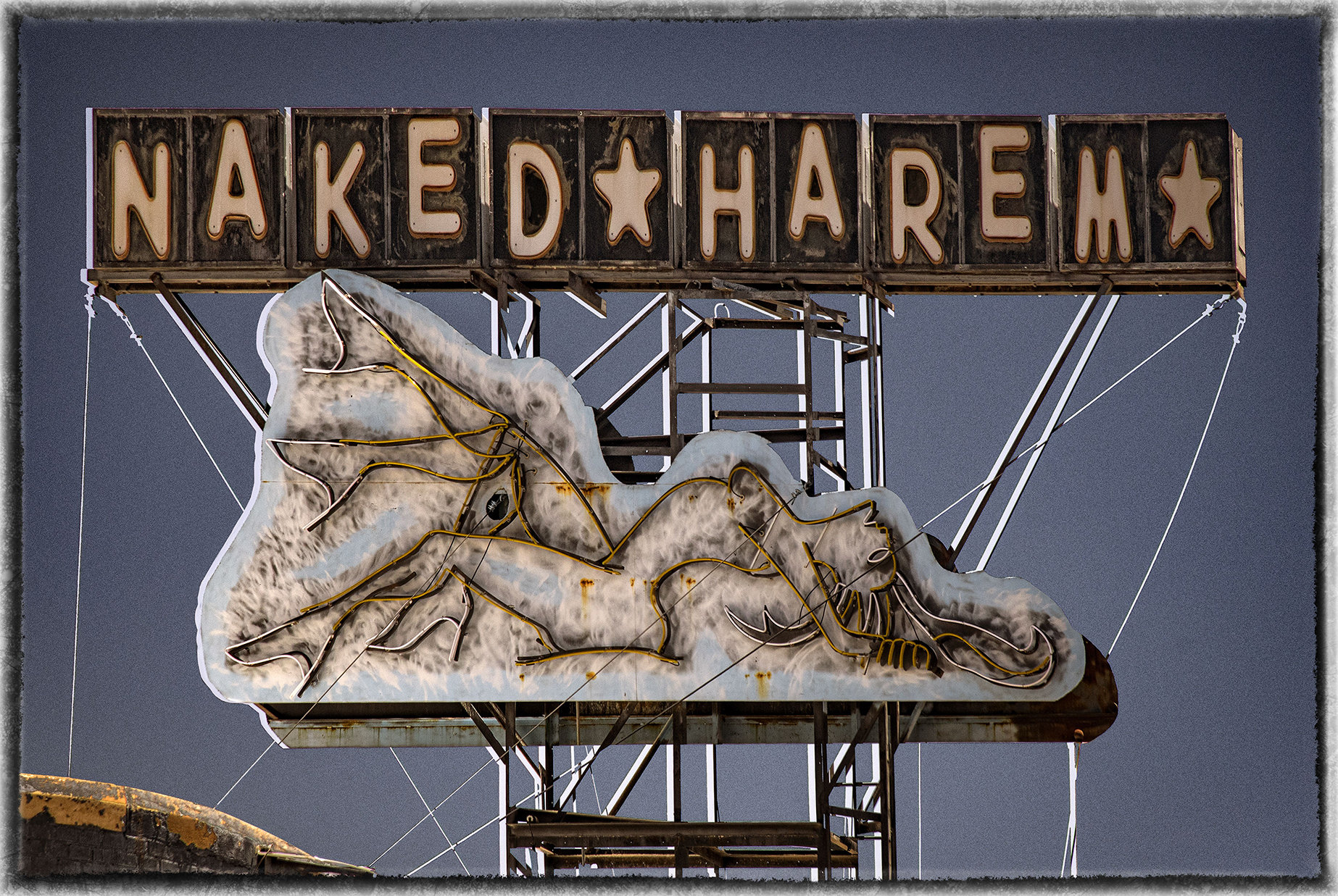 Naked Harem Club El Paso TX 11x17 Color picture image