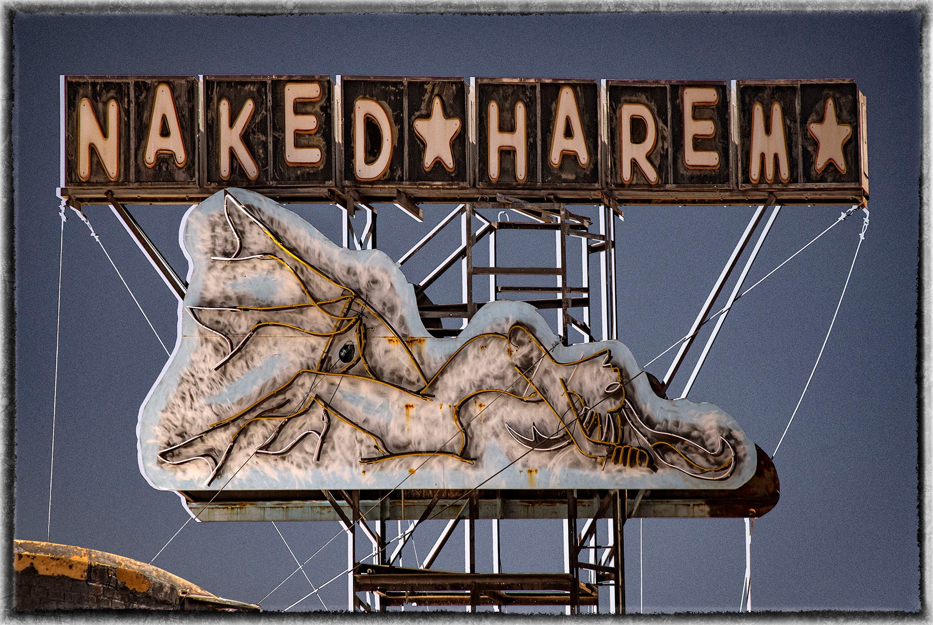 Naked Harem Club - El Paso, TX - 11x17" Color Print.(shipped Next Day Until Dec 22) - Etsy