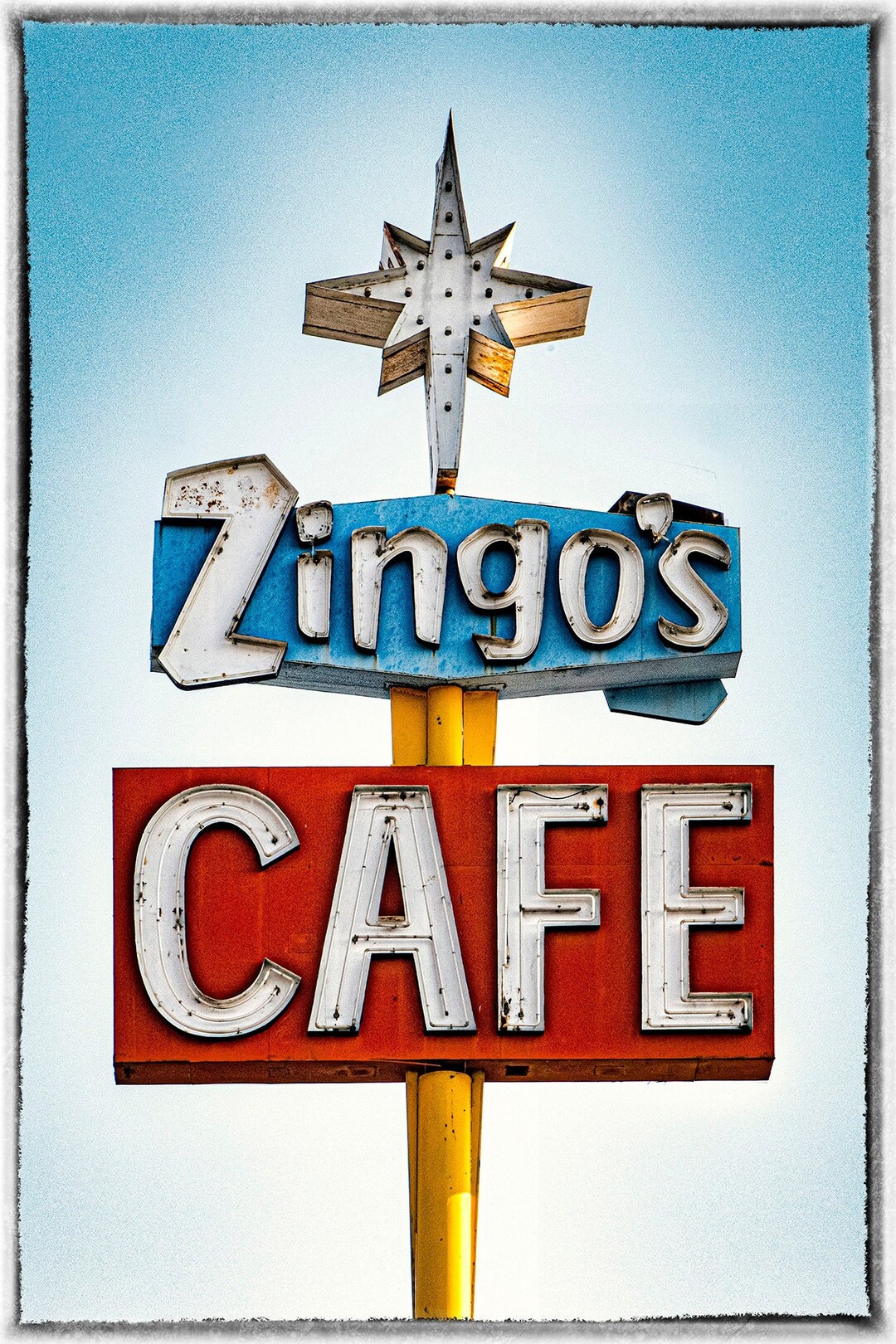 Zingo's Cafe Bakersfield, CA 11x17 Color Print. Etsy