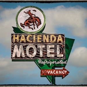 Hacienda Motel - Tucson, AZ - 11x17&quot; Color Print.(shipped next day until Dec 22)