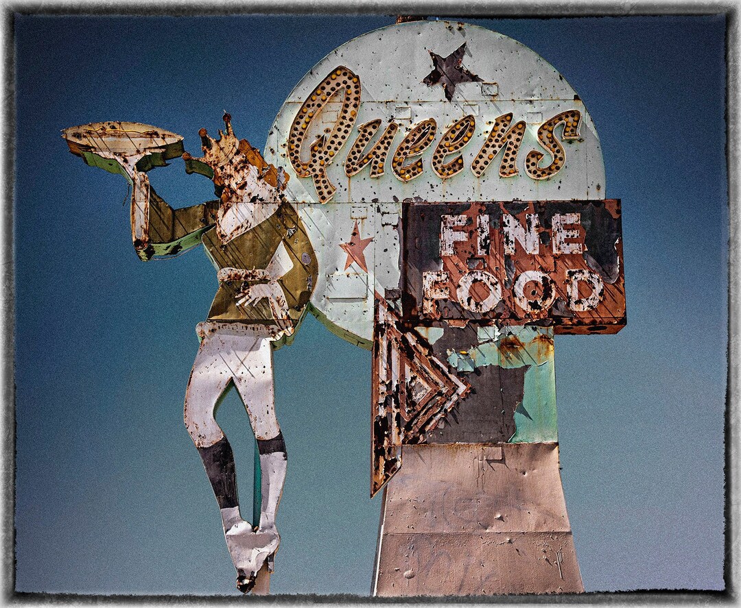 Queen's Fine Foods San Bernardino 11x17 Color Print.shipped Next Day Until Dec 22 Etsy