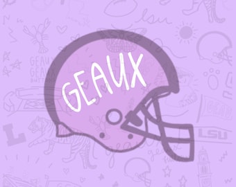 Casco Geaux, geaux, solo download digitale, PNG, JPEG, 2 file diversi