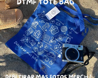 Debi Tirar Mas Fotos Tote Bag - DTMF - DTMF School Tote Bag - Bad Bunny - Bad Bunny Tote Bag - Bad Bunny Merch