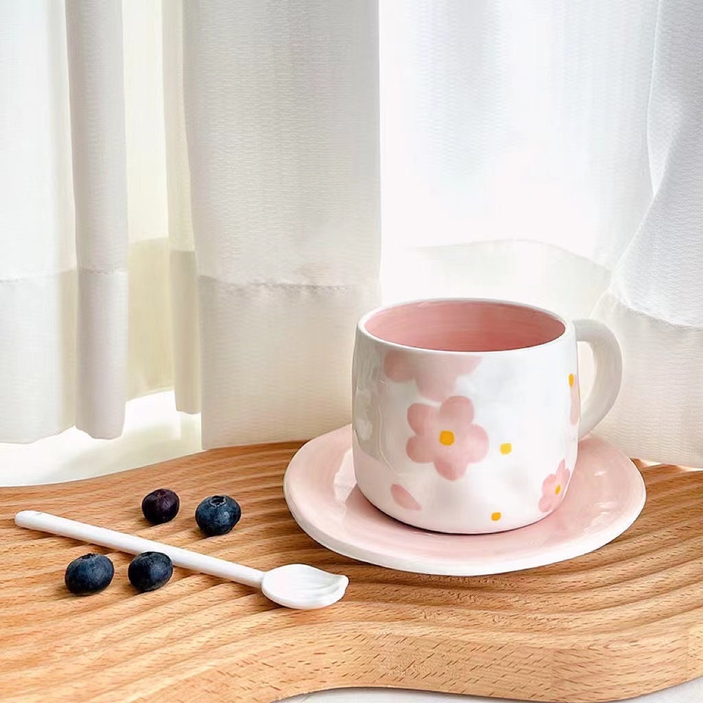 Creative Handbag Shape Ceramic Mug Luxury Office Coffee Cup&Spoon