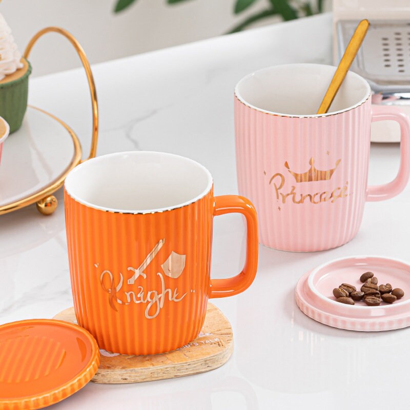 He & She Ceramic Coffee Mugs for Wedding Gift Luxury MR MRS - Etsy