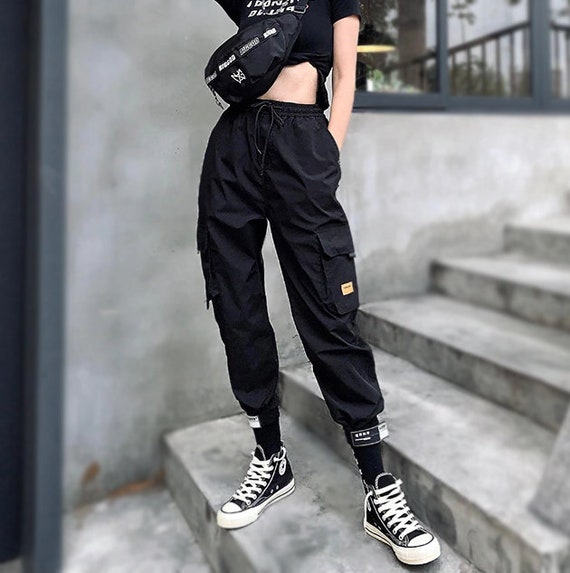 Y2K Top & Gloves Set - Streetwear Society Aesthetic Clothes