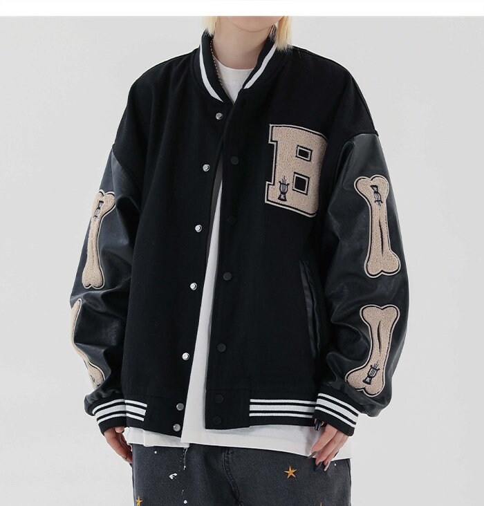 Bones Varsity Jacket – TheStreetWearOutlet