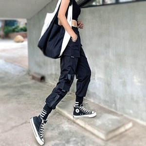 Harajuku Tech Jogger/harajuku Clothing /streetwear/punk Pants/cargo ...