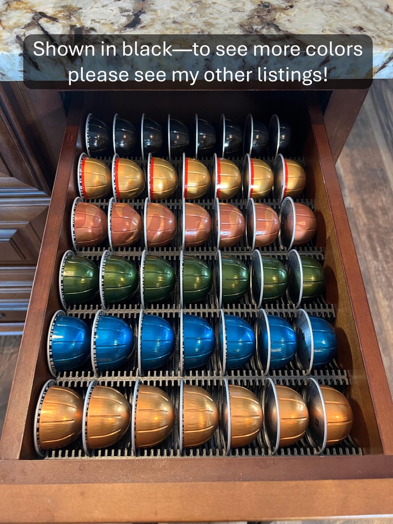 Custom Nespresso Vertuo Pod Organizer: Coffee Capsule Storage - Etsy