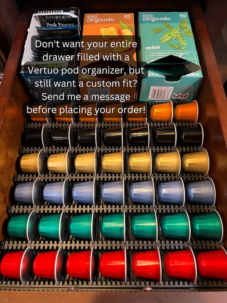 Custom Nespresso Original Pod Organizer: Coffee Capsule Storage - Etsy