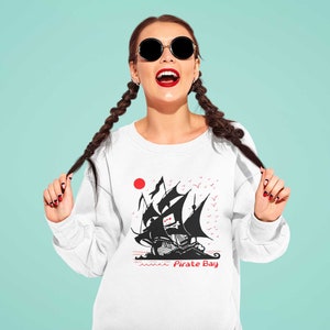 The Pirate Bay - Programmer Hacker Cybersecurity Shirt Geeky STEM Tee for Software Developers, Engineers  Coders,  Hacker Gift
