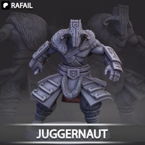 Juggernaut - Rafail Miniatures - 3D resin figure inspired by Dota 2