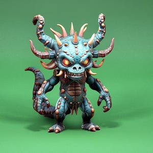 Cthulhu Monster 2- Lovecraftian Creatures - 3d printing - Call of Cthulhu - RPG Role
