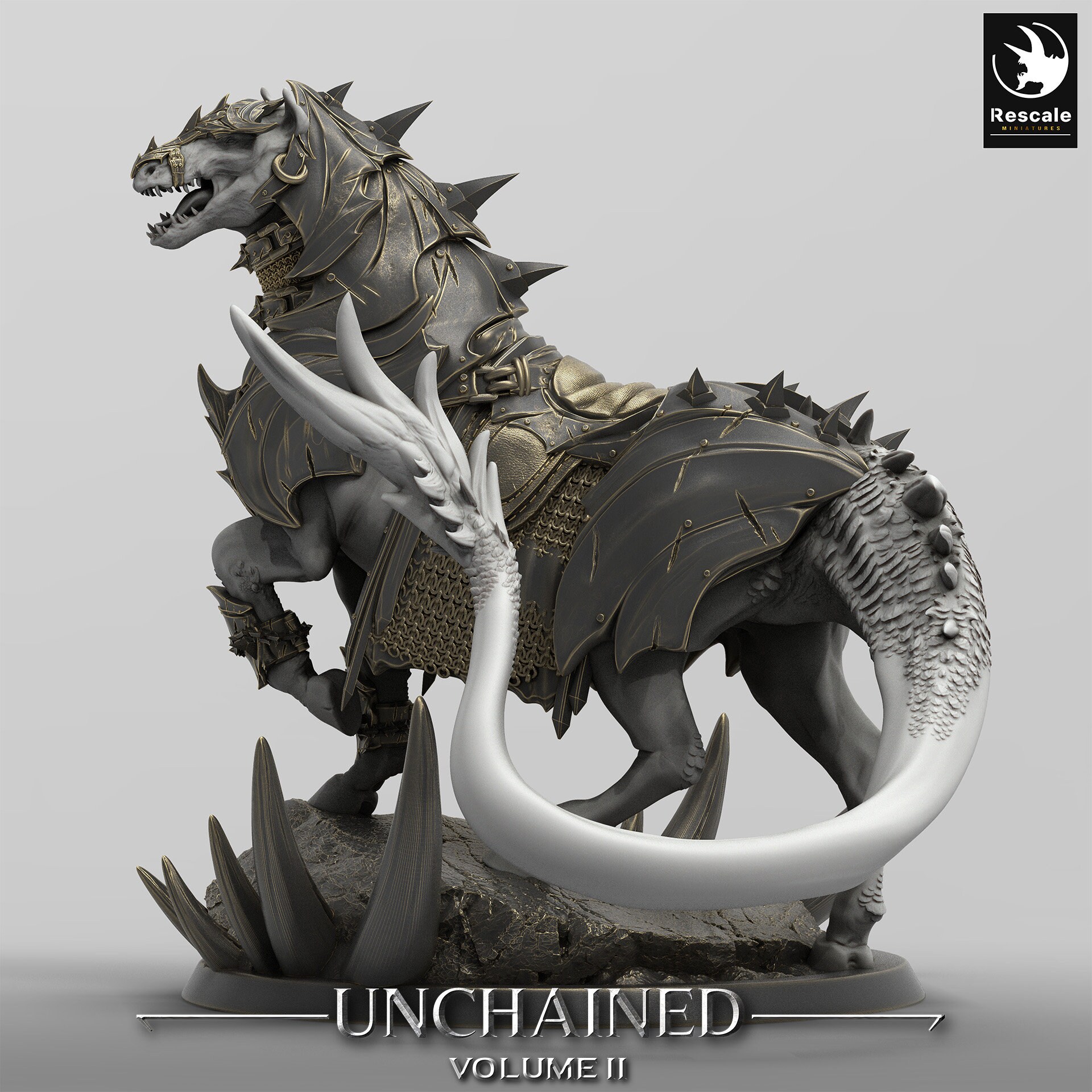 Warhammer – Chaos Lord On Daemonic Mount – Finecast – Neuf Sous Blister