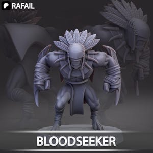 Bloodseeker - Rafail Miniatures - 3D resin figure inspired by Dota 2