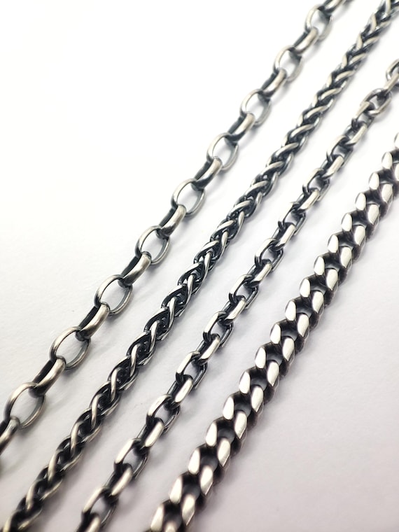 Erbskette Aus Sterlingsilber Mit Diamantschliff - Österreich