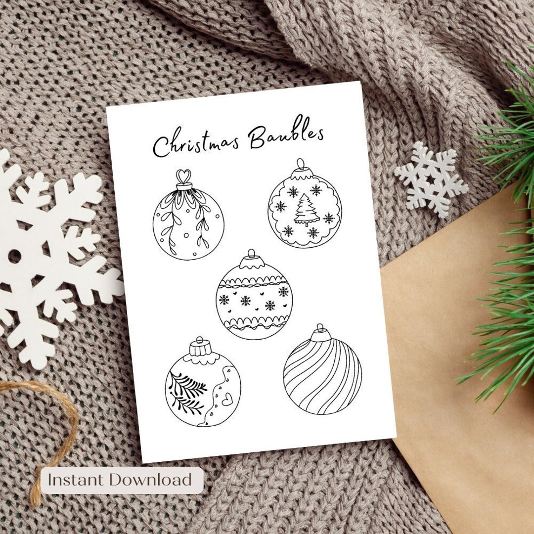 Christmas Printable Ornaments | Printable Christmas Ornaments ...
