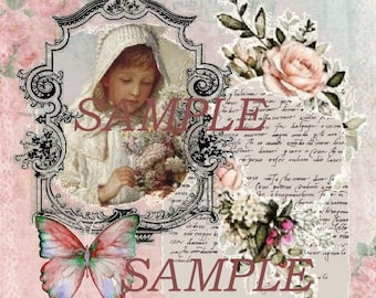 English Lady Digital Journal Kit