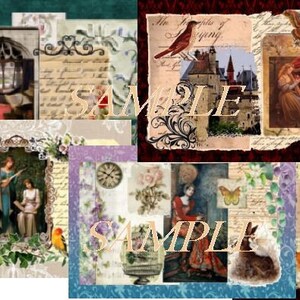 Medieval World Digital Collage Prints ( Group 1-2)