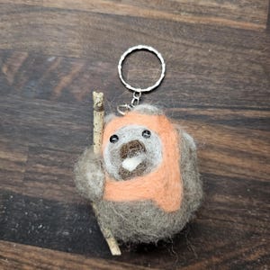 Needle felted Ewok