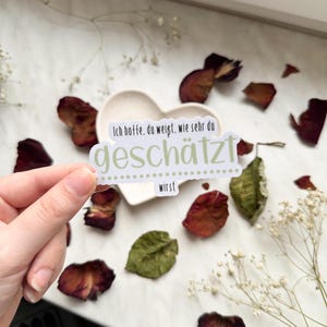 Ich hoffe, du weißt, wie sehr du geschätzt wirst Sticker | autocollant en vinyle brillant autocollant soins personnels amour de soi | autocollant de motivation imperméable à l'eau