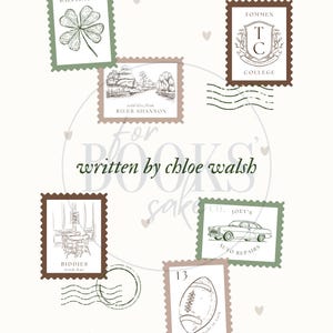 Book Inspired Stamp Print | Written by Chloe Walsh | Boys of Tommen image 5