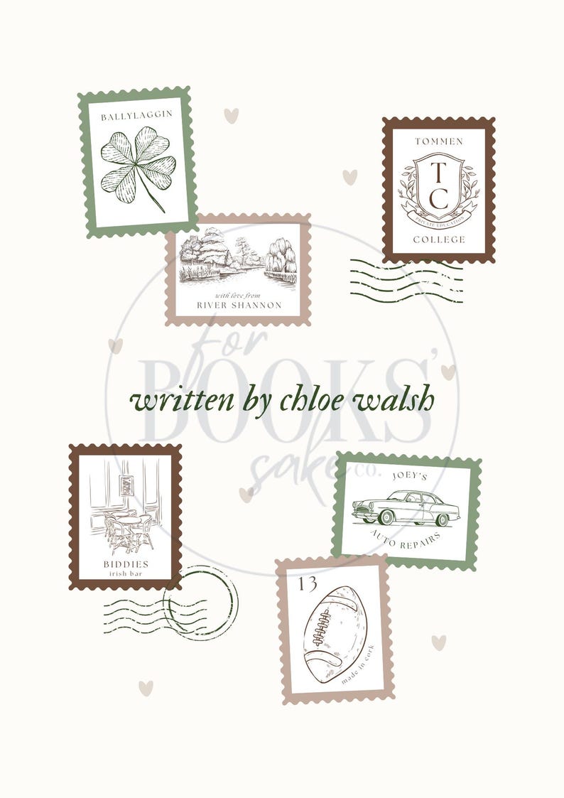 Book Inspired Stamp Print | Written by Chloe Walsh | Boys of Tommen image 5