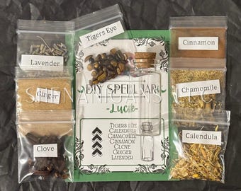Luck DIY Spell Jar Kit - Do It Yourself