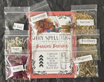 Barrier Breaker DIY Spell Jar Kit - Do It Yourself