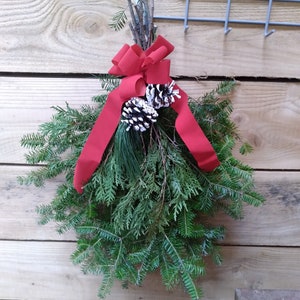 24 in Mixed Cedar, Pine, Balsam Holiday Swag! Free shipping!