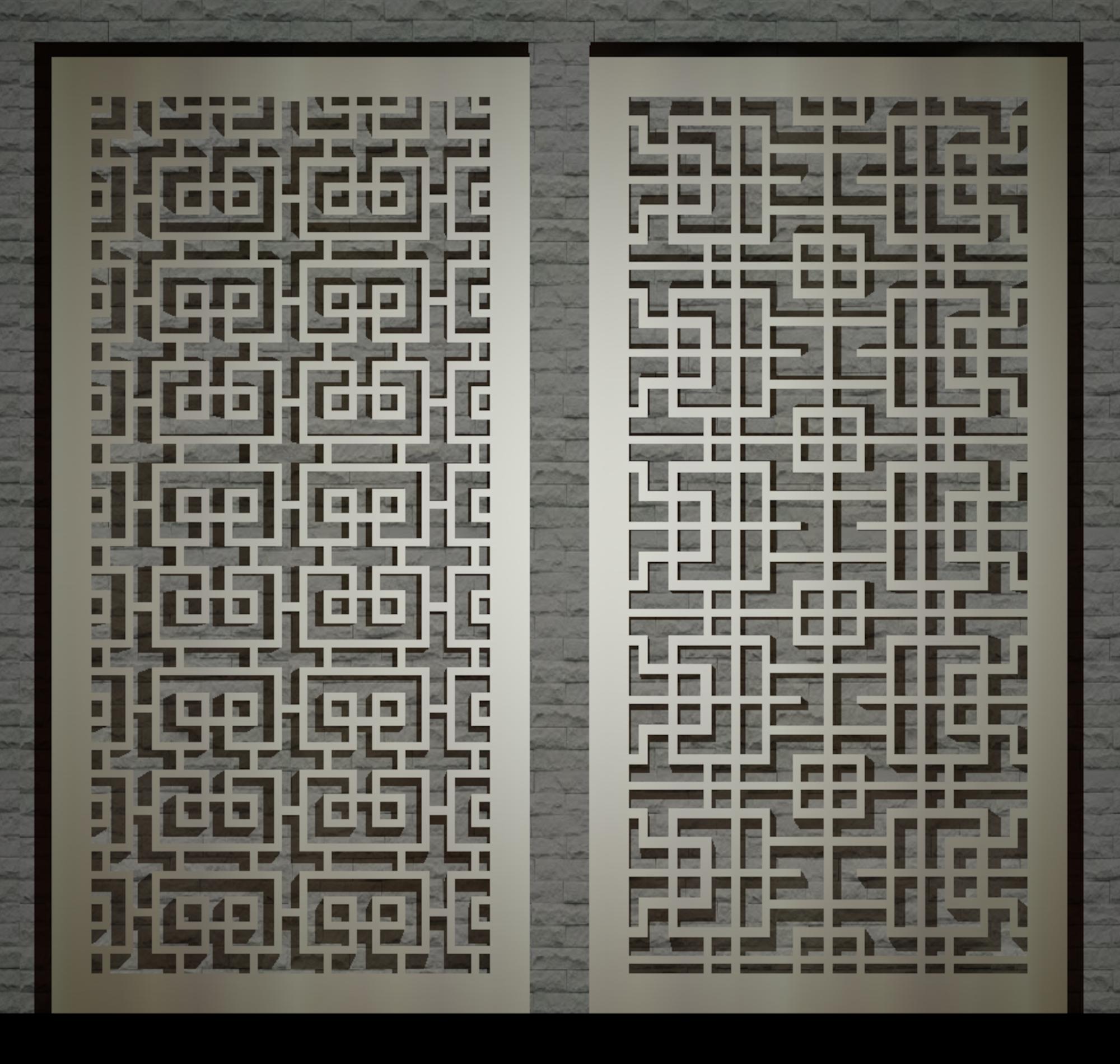 Decorative Screens 13 | 10 Digital Templates to Be Used for Laser ...