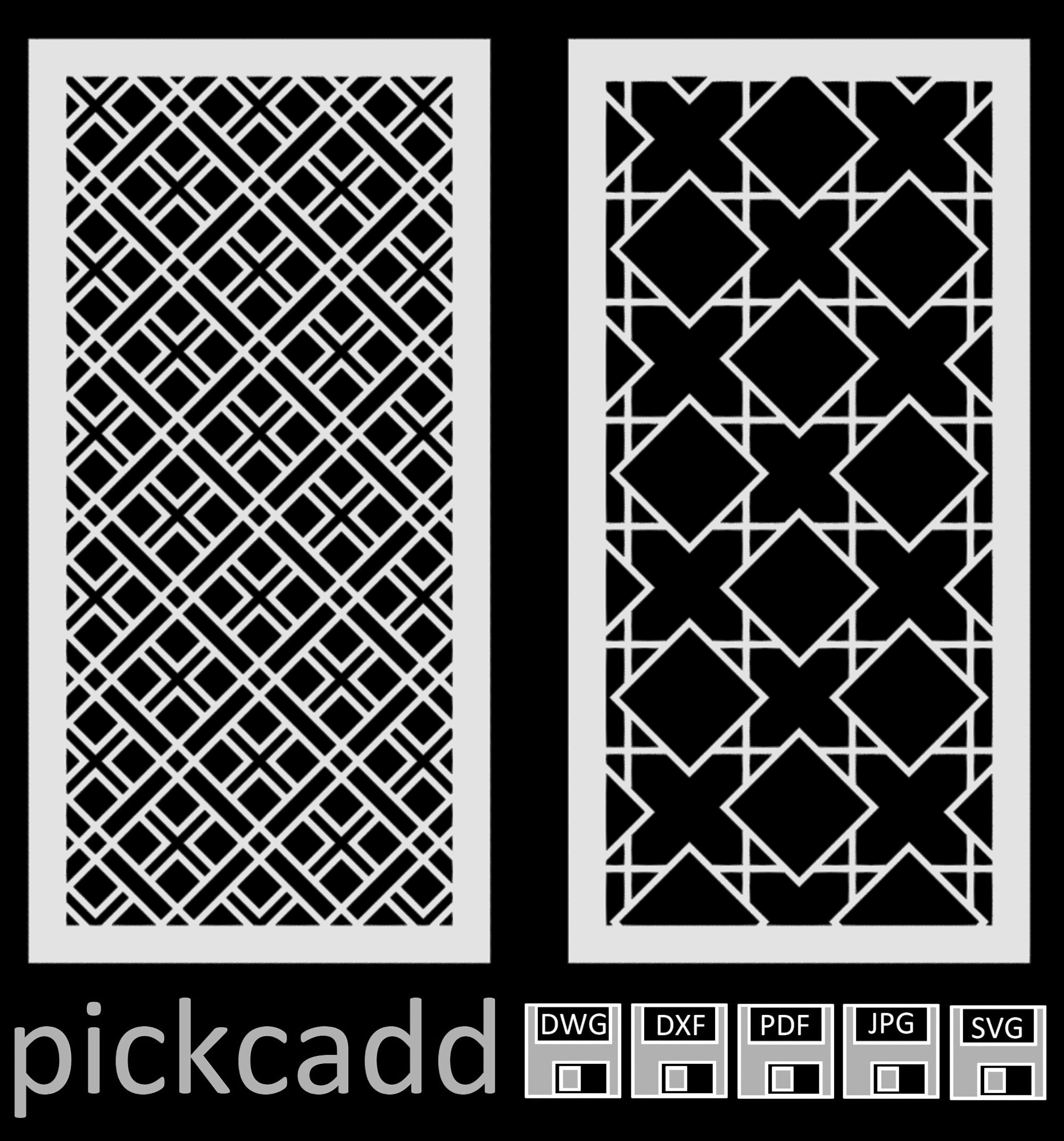 Decorative Screens 3 | 10 Affordable Modern Pattern Digital Vector File ...