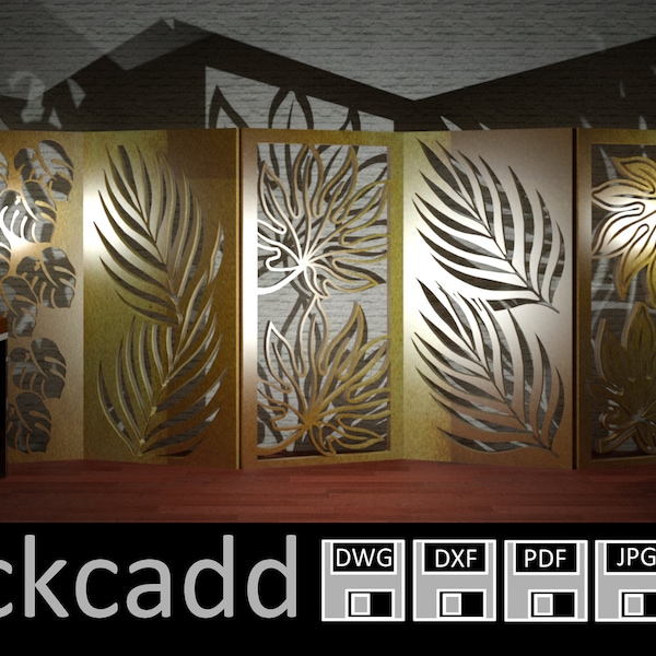 Decorative Screens 4  | 10 Affordable organic pattern digital vector file templates