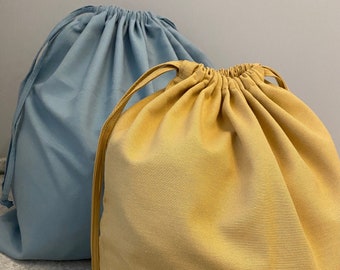 Bolsa de lavandería grande Bolsa con cordón Bolsa de almacenamiento Organizador de lavandería Bolsa de lavandería Bolsa con cordón Bolsa de algodón orgánico Bolsa de lavandería de viaje