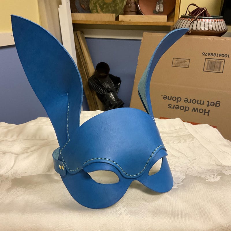 Rabbit Mask - Etsy