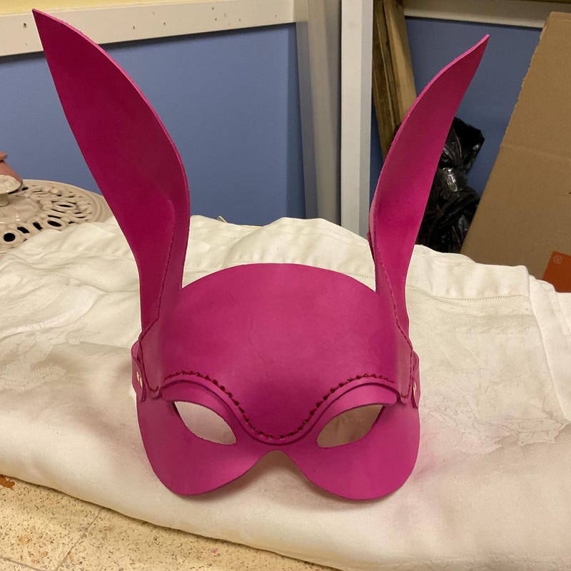 Rabbit Mask - Etsy