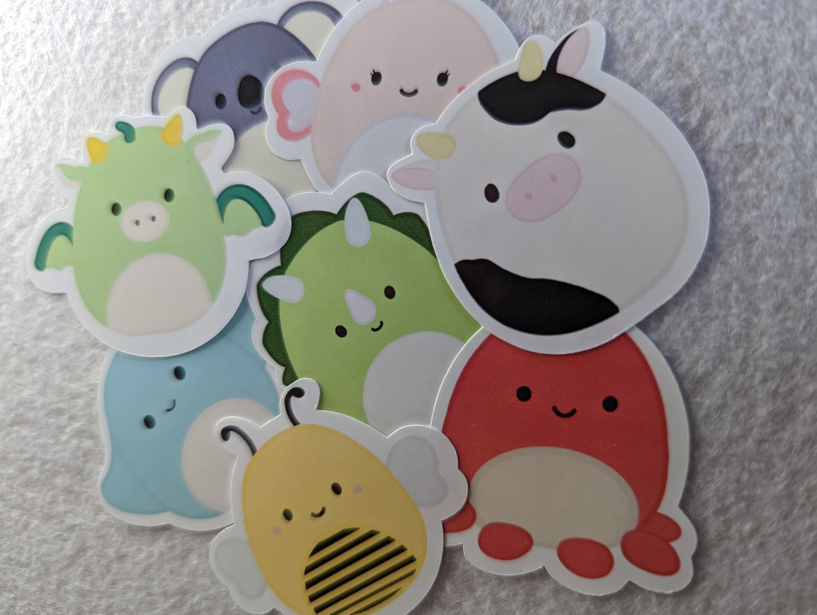 Squishmallow Sticker Dexter the Dragon Squishmallow Dragon - Etsy
