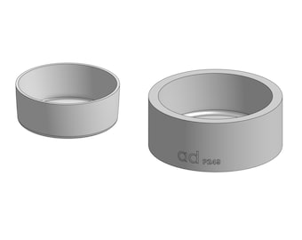 Small straight side bowl plaster slip casting mould. Form mold P0249S