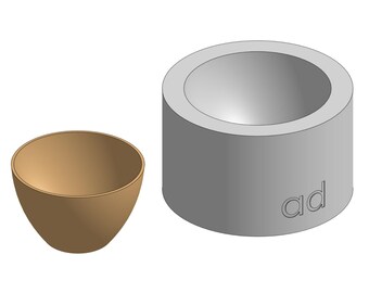 Small tea coffee cup plaster slip casting mould. Form mold P0305S