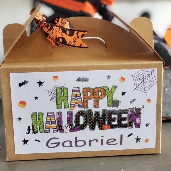Halloween Gift Box Etsy