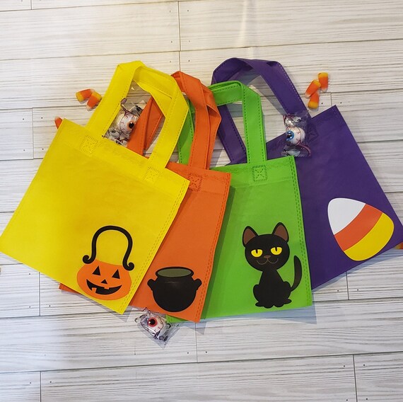 Halloween Treat Bags Halloween Goodie Bag Personalized Etsy