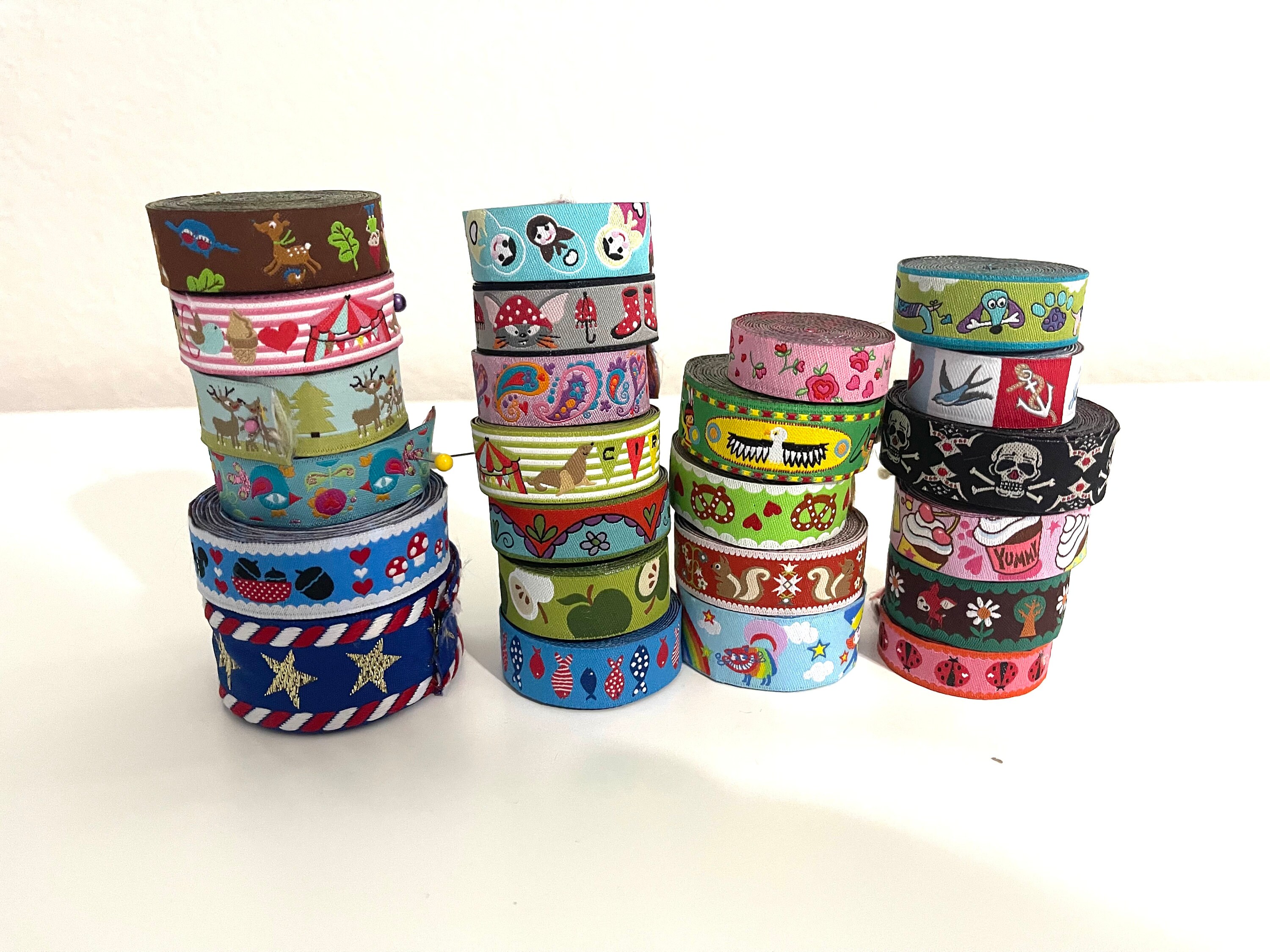 Jacquard Ribbons , Wine Ribbons, Woven Trim - Etsy